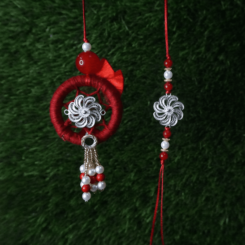 Silver Rakhi