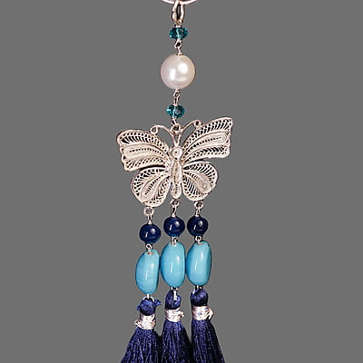 Parvaneh Silver Wind Chime | Handcrafted Silver Filigree Work