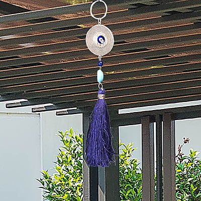 Evil Eye Sterling Silver Wind Chime | Silver for Gift Evil Eye Sterling Silver Wind Chime | Silver for Gift