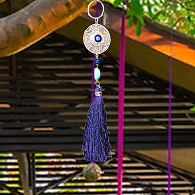 Evil Eye Sterling Silver Wind Chime | Silver for Gift Evil Eye Sterling Silver Wind Chime | Silver for Gift