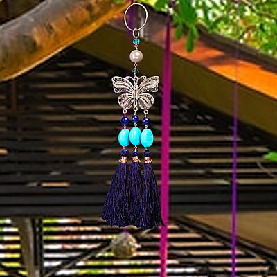 Parvaneh Silver Wind Chime | Handcrafted Silver Filigree Work