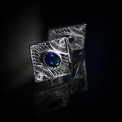 Malhar Royalè Silver Cufflinks