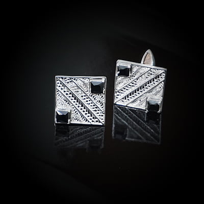 Shayan Silver Cufflinks