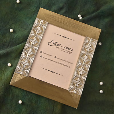 Exquisite filigree photo frame