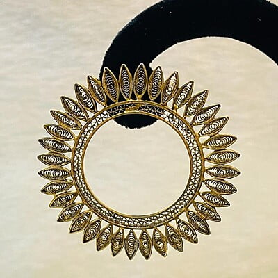 Arunima Gold Coated Silver Earrings Arunima Gold Coated Silver Earrings