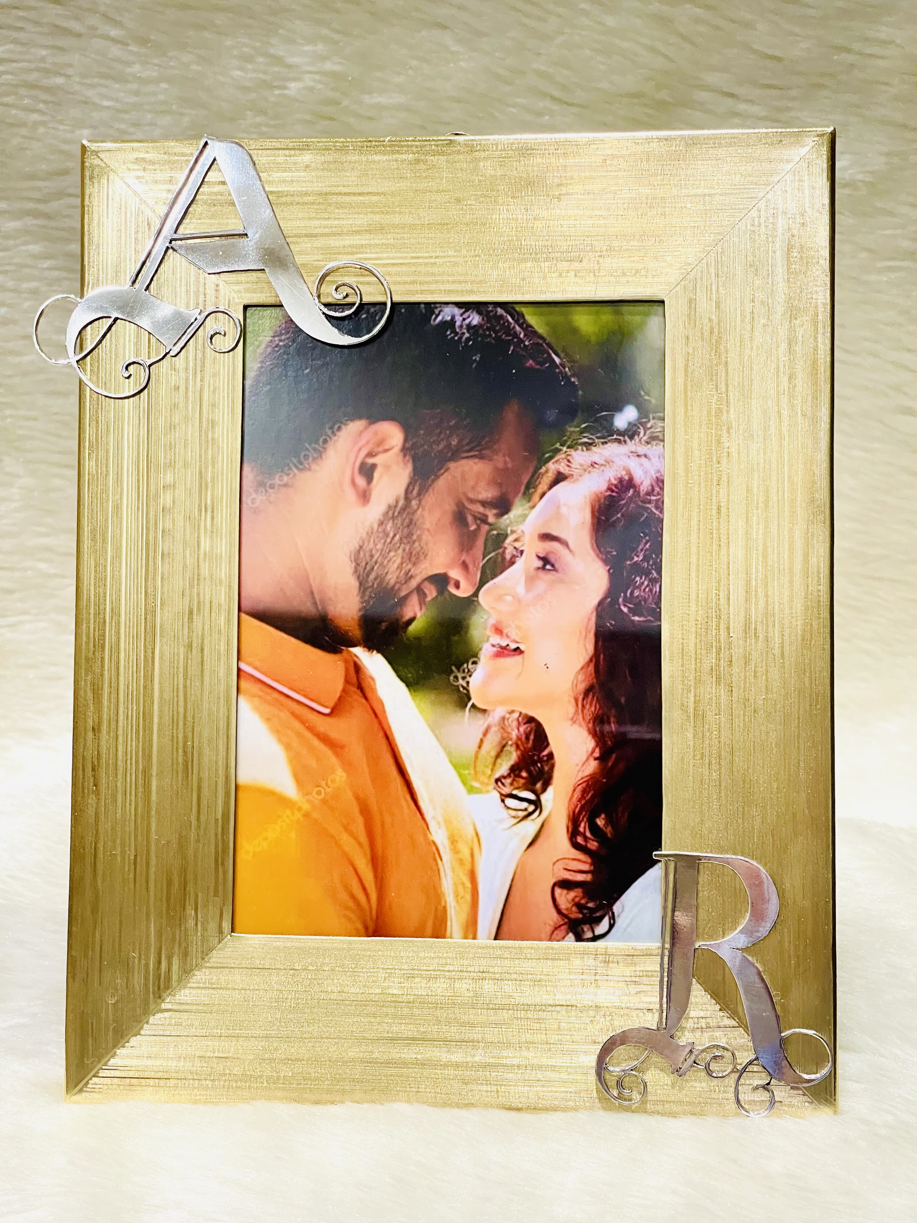Silver Intial Photoframe