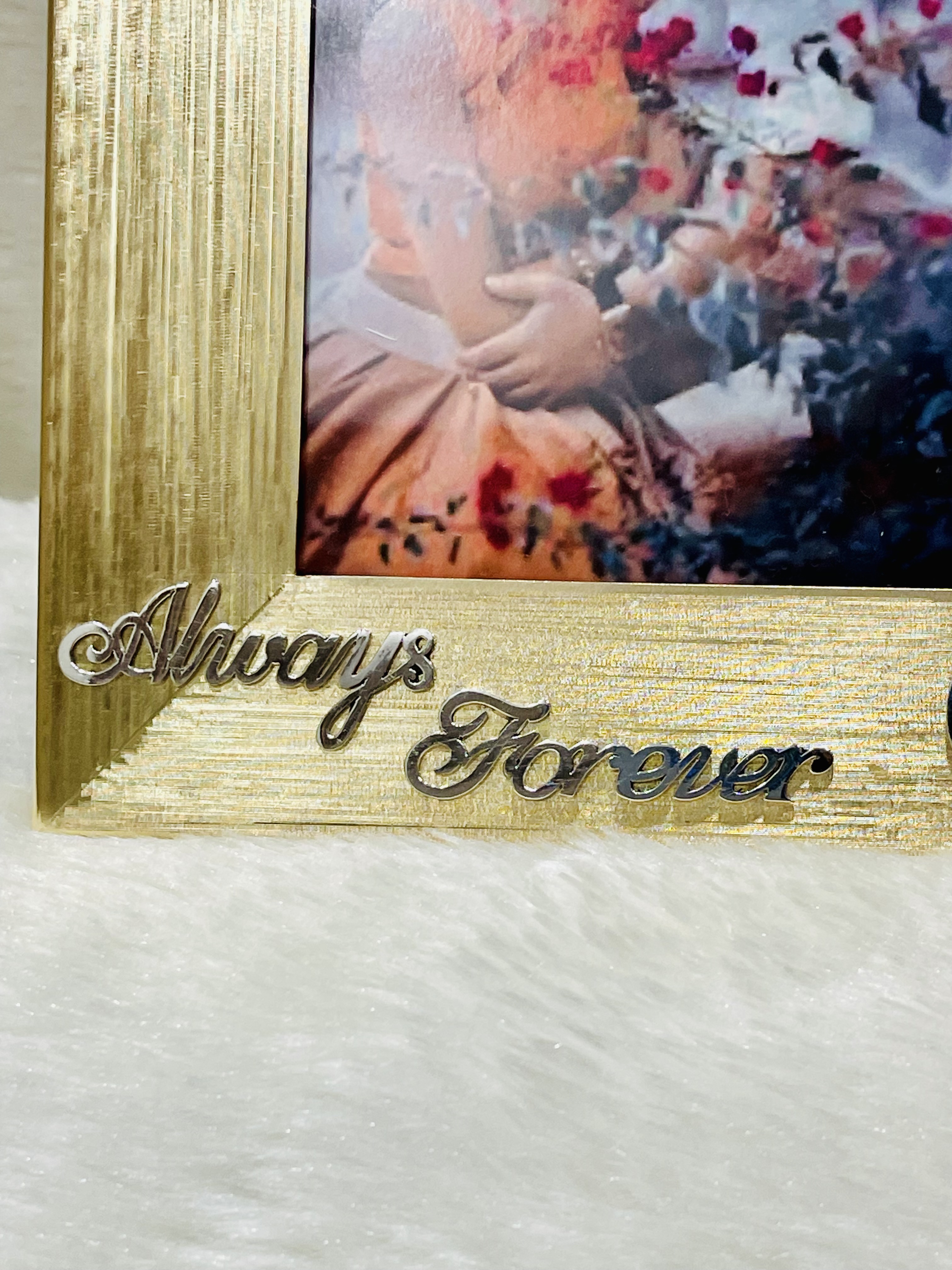 Silver Intial Photoframe