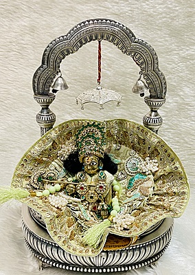 Silver Filigree Chatri( customisable)