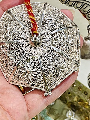 Silver Filigree Chatri( customisable)