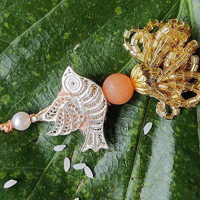 Silver Bird Lumba Rakhi