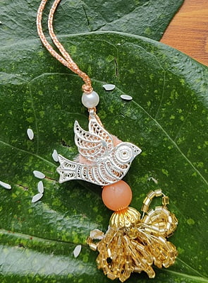 Silver Bird Lumba Rakhi