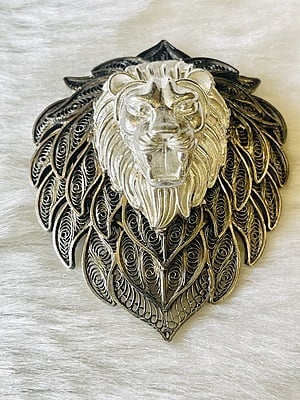 Noble Sovereign Silver Handcrafted Brooch Noble Sovereign Silver Handcrafted Brooch