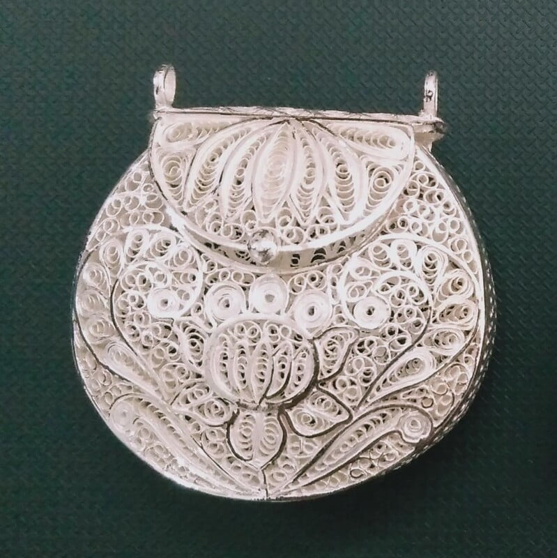 Intricate Silver Coin Pouch collection