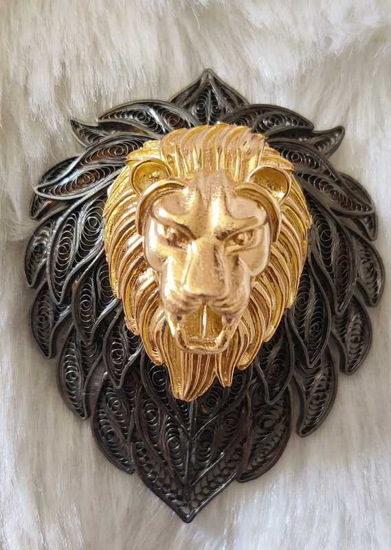 Noble Sovereign Handcrafted Brooch